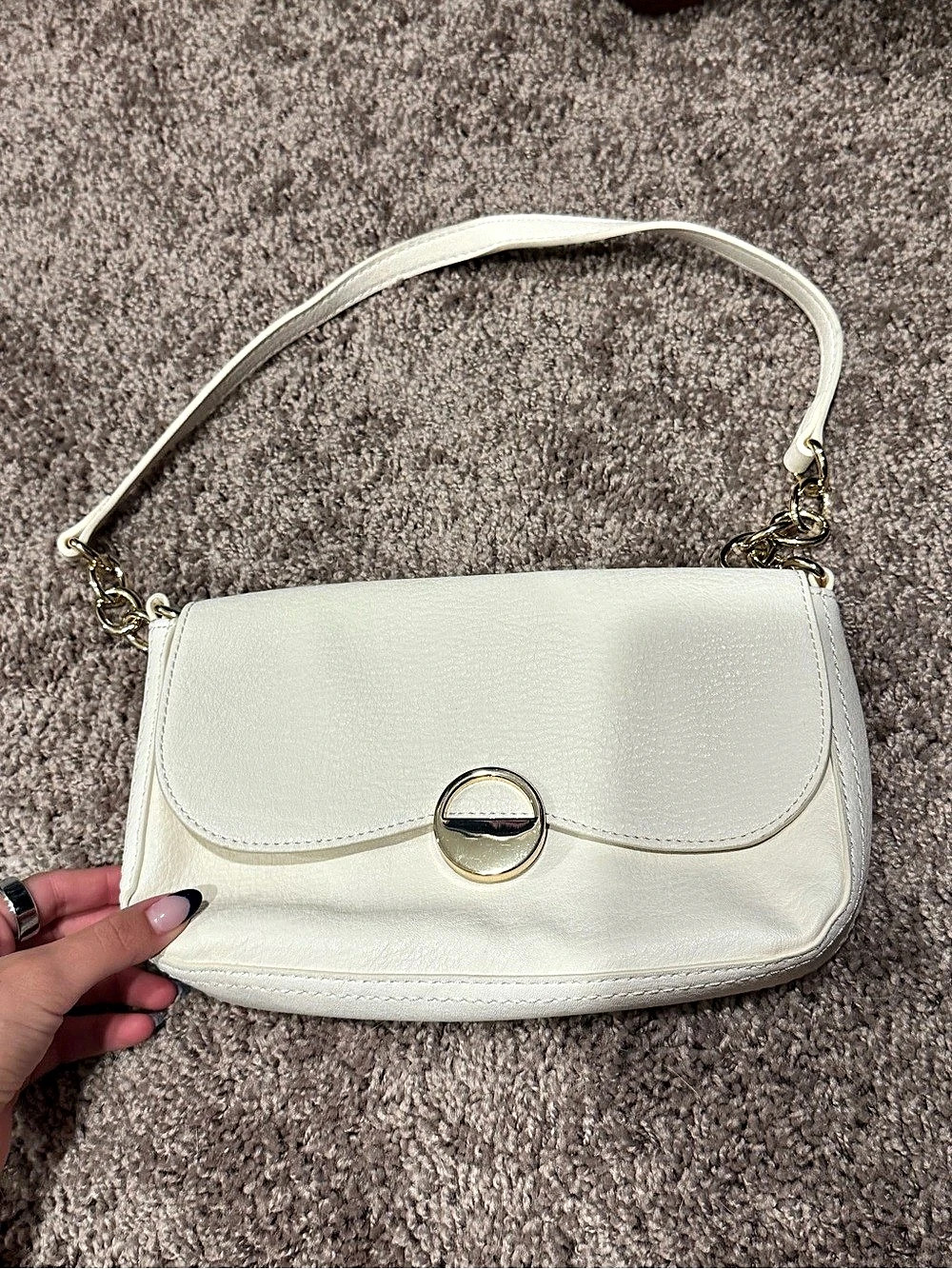 Liz Claiborne White Shoulder Bag